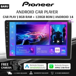 Pioneer 128GB+8GB FHD Android Car Player 910 Octa Core Cocok untuk semua model mobil