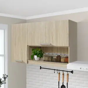 KIRANA Denver - Kitchen Set Kayu Lemari Kabinet Dapur Rak Dapur Atas Hidrolik 2 Pintu