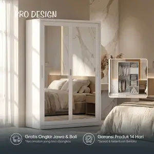 Pro Design Spiegel MWD Lemari Pakaian Besi