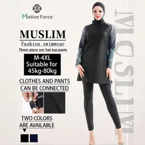 Motive Force Baju Selam Renang Wanita Muslim - Diving Moslem Set Baju Renang Set Baju Renang Dewasa Wanita Muslimah