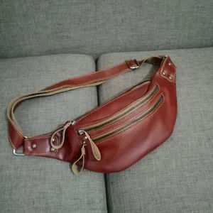 Tas Kulit Asli Pria Slempang Kulit Sapi Full Up