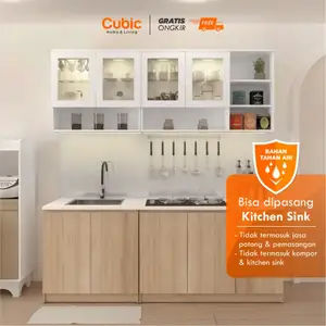 Cubic Kitchen Set Minimalis / Kabinet Dapur / Rak Dapur Basah / ELENA CLARA
