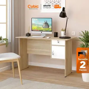 Cubic Meja Kerja Minimalis / Meja Kantor Belajar / YAGI MT 120