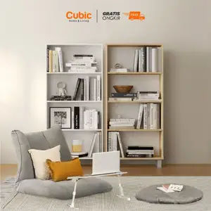 Cubic Rak Buku Serbaguna / Lemari Perpustakaan Mini Minimalis 4 susun / Genio BC 61 S