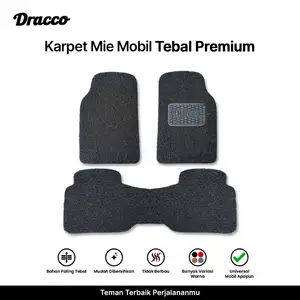 Karpet Mobil Mie Paling Tebal Premium Anti Slip Mudah Dibersihkan Tidak Bau Universal