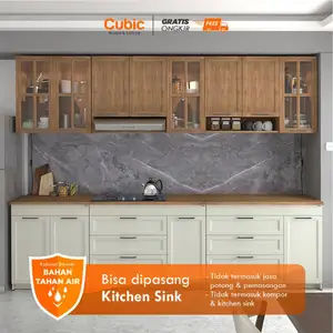 Cubic Kitchen Set Minimalis / Kabinet Dapur / Rak Dapur Basah