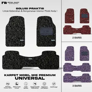 ROYAL MART Karpet Mobil Mie Premium Universal /Untuk Semua Mobil