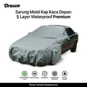 Sarung Mobil Kap & Kaca Depan 5 Layer Anti Cakar Kucing Waterproof Anti Panas & Hujan