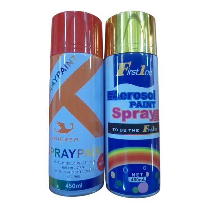 Spray Cans - Colour Red