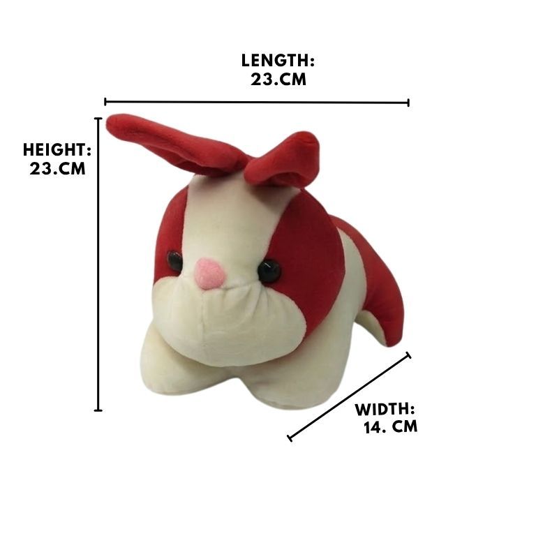 Red Rabbit Teddy – Cute Soft Plush Bunny Toy Wholesale at Factory Price ...
