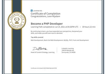 CertificateOfCompletion_Become_a_PHP_Developer