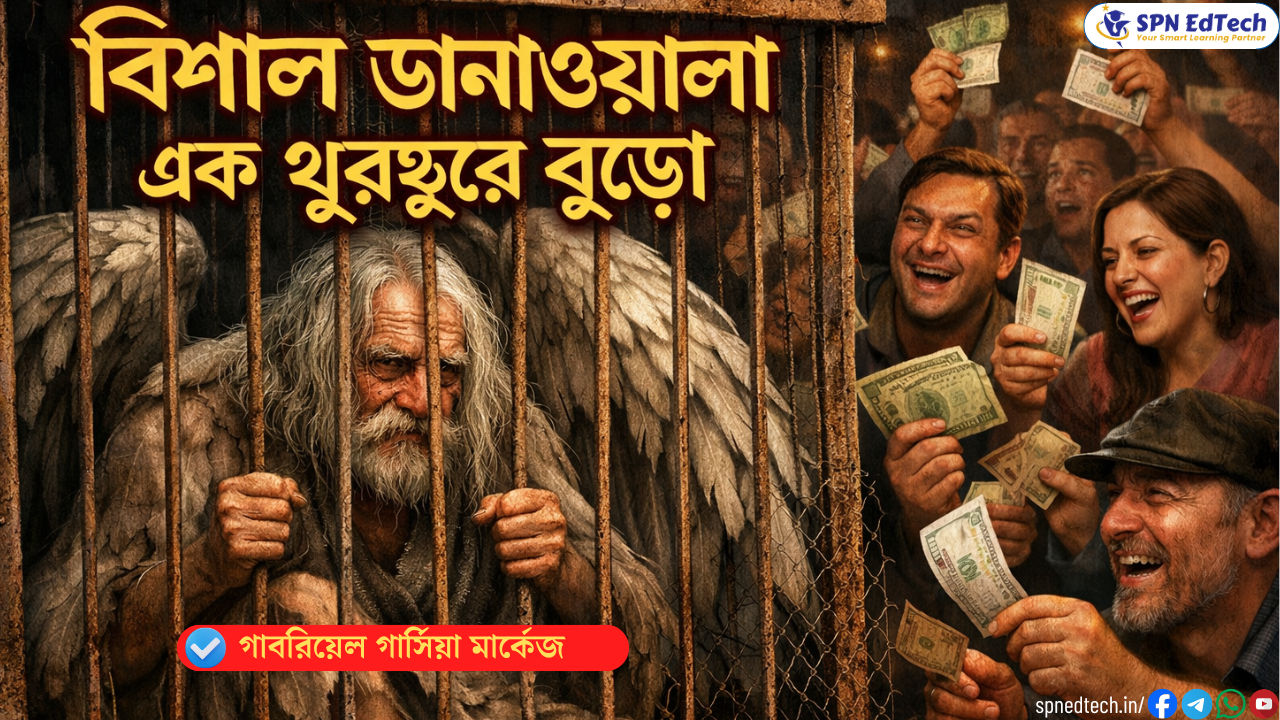 বিশাল ডানাওয়ালা এক থুরথুরে বুড়ো