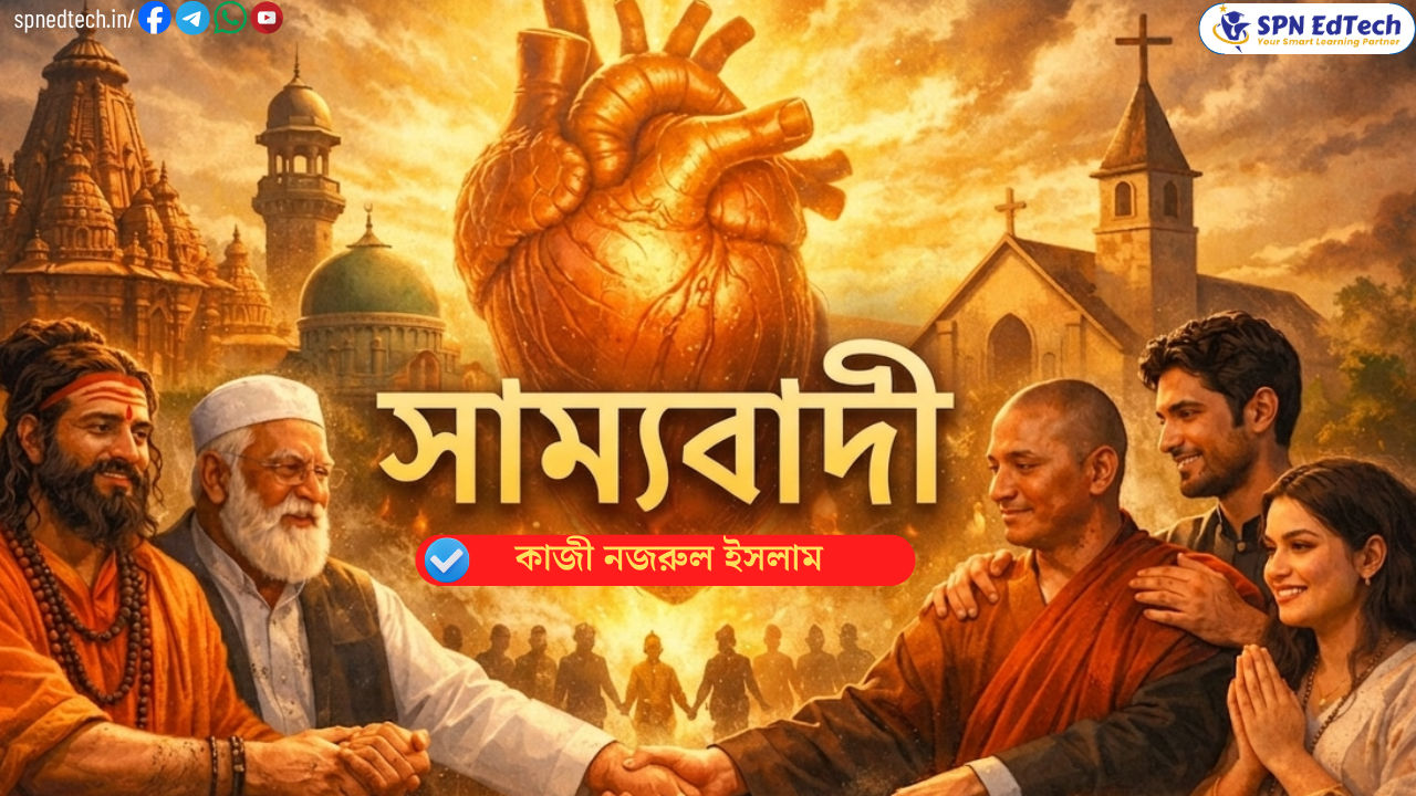 সাম্যবাদী - কাজী নজরুল ইসলাম উচ্চমাধ্যমিক নোটস