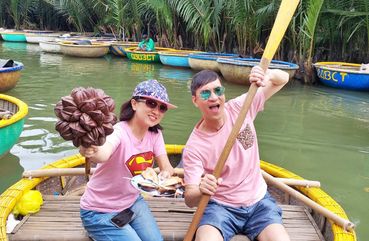 basket boat, Hoi An, Vietnam