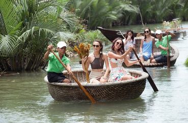 Basket Boat, Hoi An, Vietnam