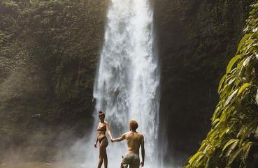 Top waterfall in Bali, Nungnung waterfall