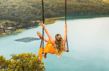 Wanagiri Hidden Hill swing in Bali