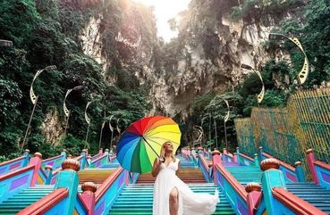Rainbow bridge, Batu Caves Kuala Lumpur