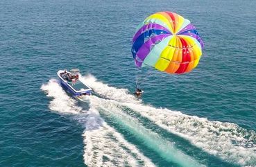 Safe parasailing Bali