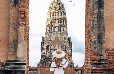 Photo at Wat Ratchaburana, Thailand