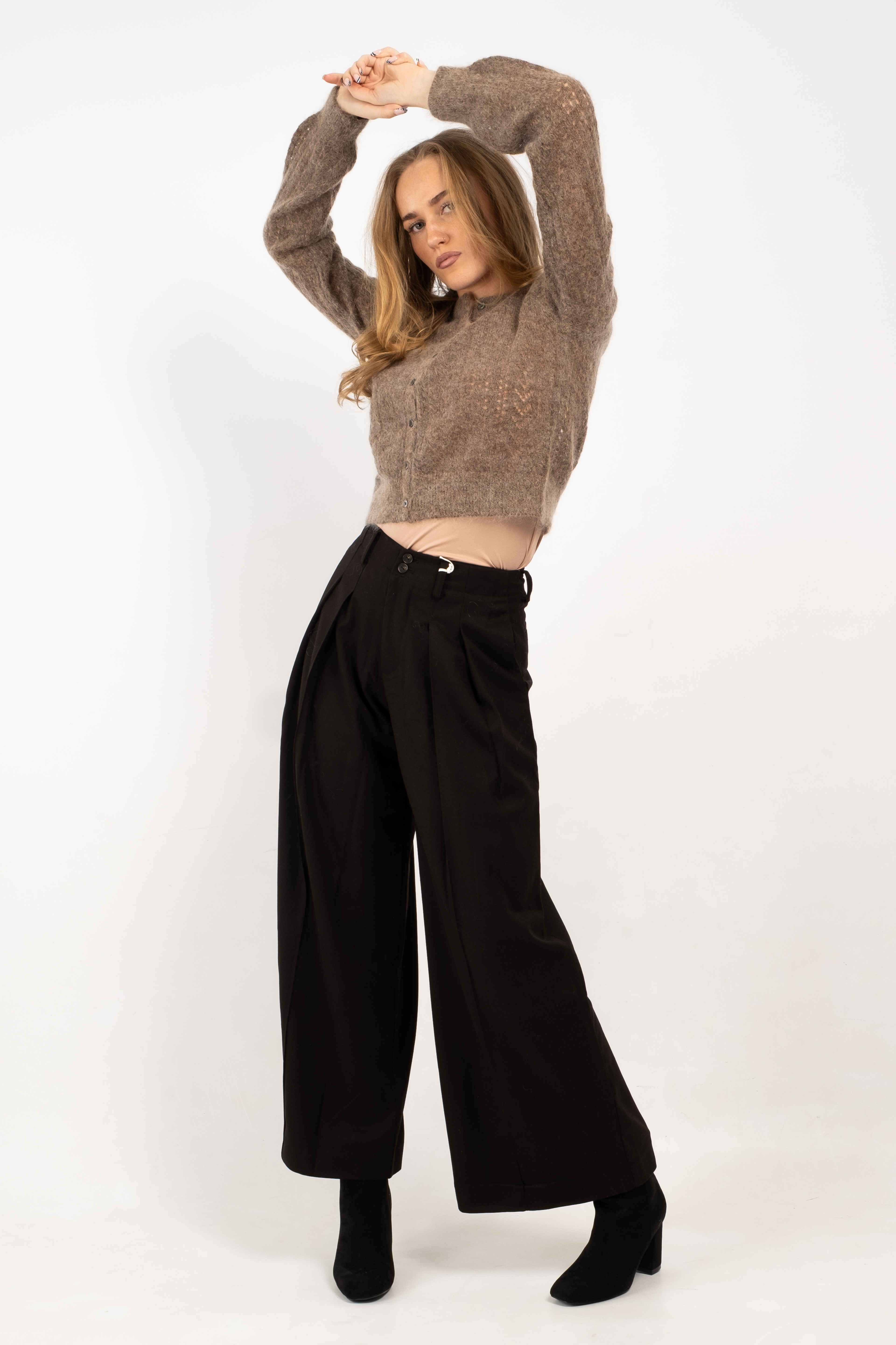 Winter Night Josephine Wool Blend Trousers