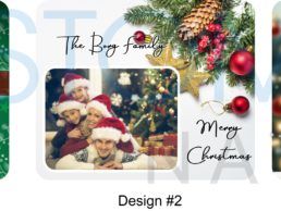 PDS01-07 – “Christmas Family Portrait” Customized Mouse Pad