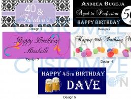 BNR01-01 – adult birthday banners