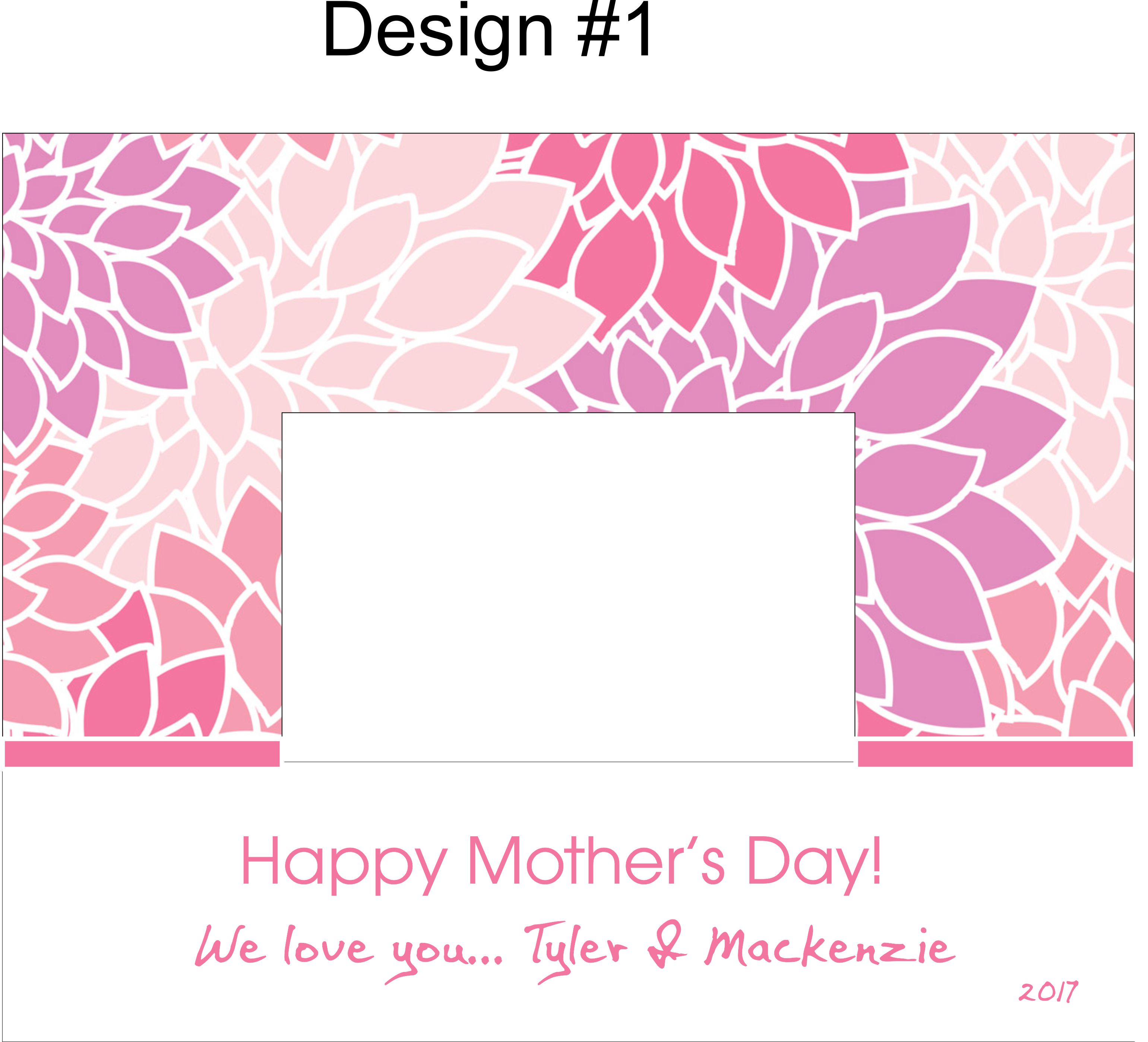 Happy Mother s Day Picture Frame Customize Nation