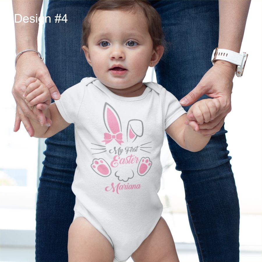 Easter short sleeve baby onesies - Customize Nation