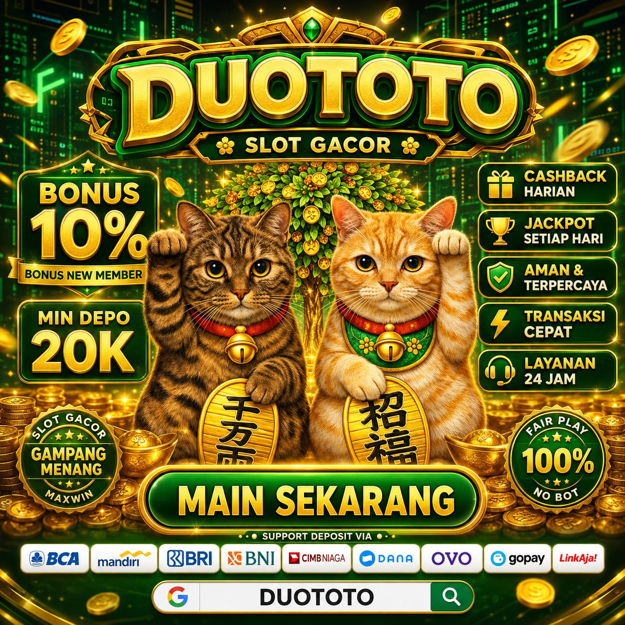 DUOTOTO ☛ Pasangan Gacor yang Bikin Jackpot Makin Kompak