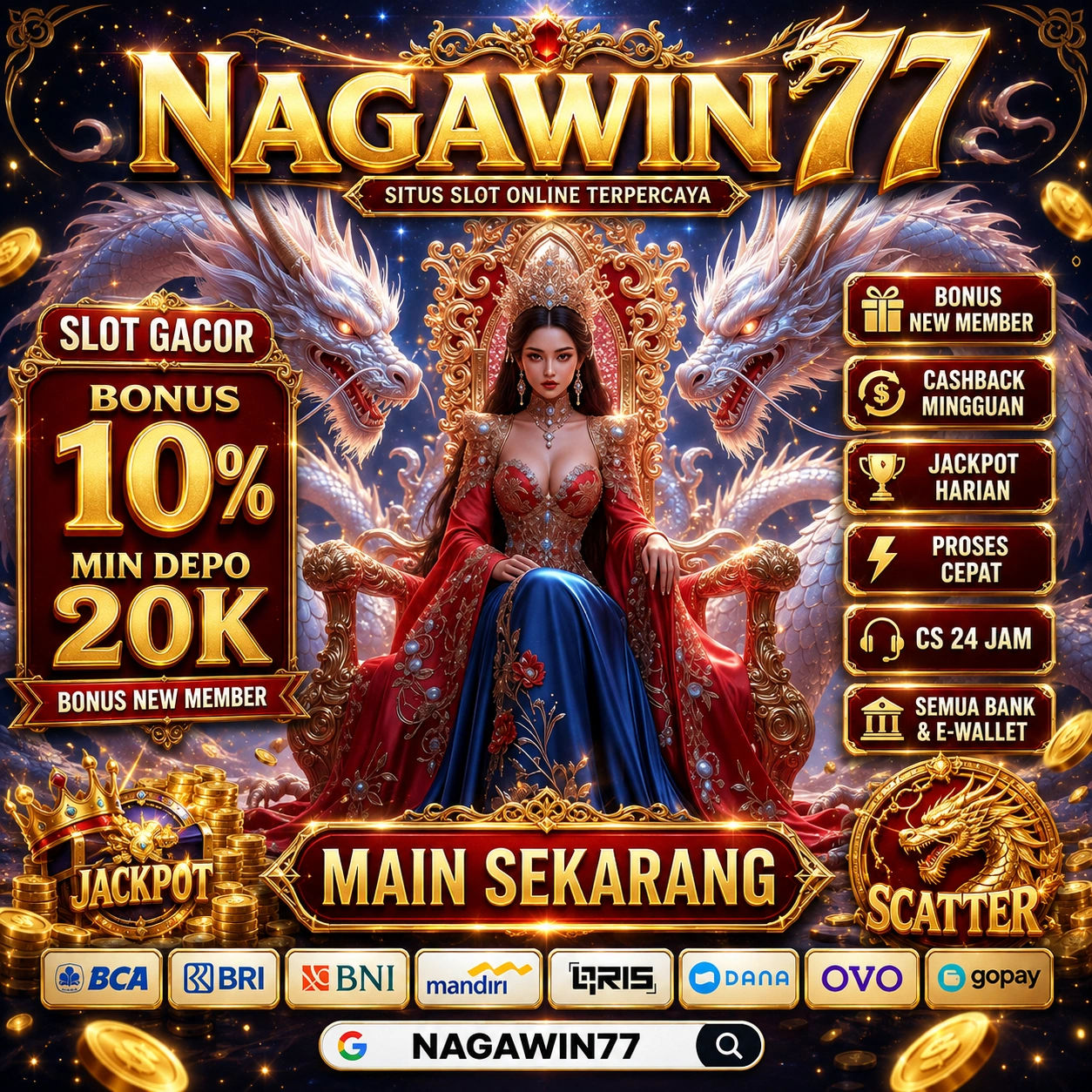 NAGAWIN77 ✦ Jejak Sisik Emas Membawa Putaran Sampai Gerbang Maxwin