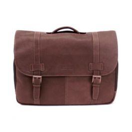 Colombian Leather Flapover Laptop  Bag