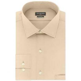 Men's Slim-Fit Flex Collar Stretch Solid Dress Shirt-4803723-jute-30x30