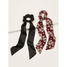 Calico & Plain Scrunchies Scarf 2pack