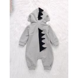 Baby Zip-up Hooded Jumpsuit