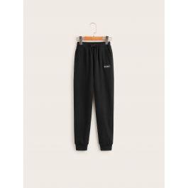 Boys Letter Patched Slant Pocket Sweatpants