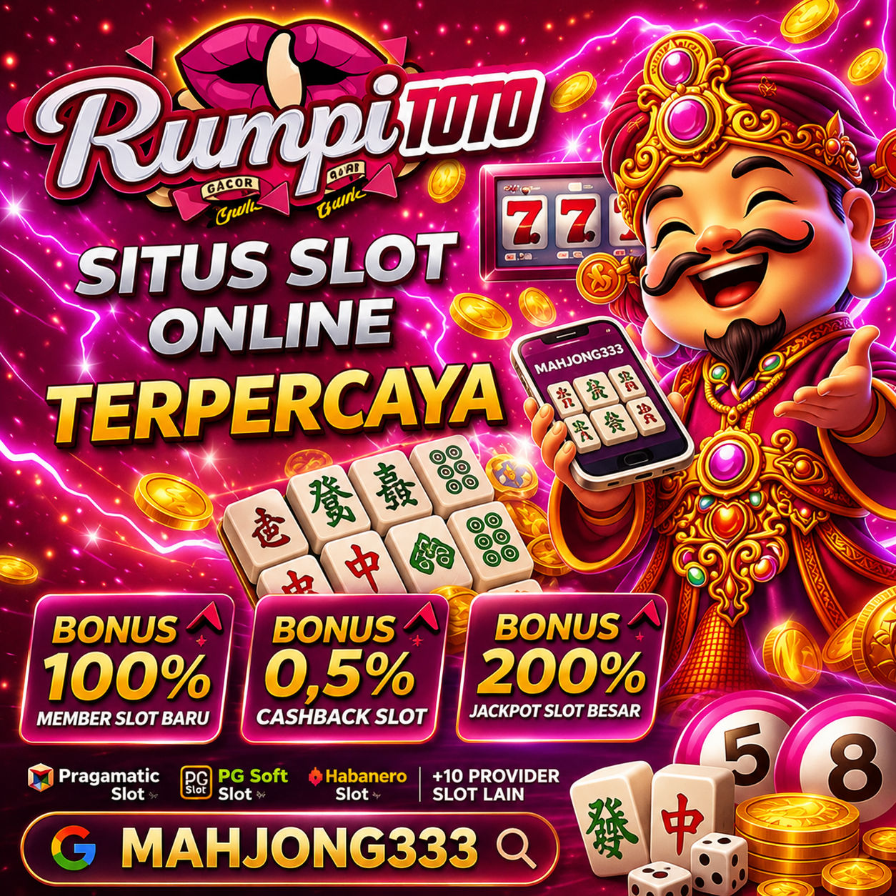 MAHJONG333 : Portal Game Online dengan Deposit Mulai 10K dan Layanan Digital Modern image 1