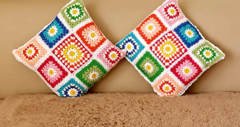 Crochet Cushion Covers — photo 2 of 3