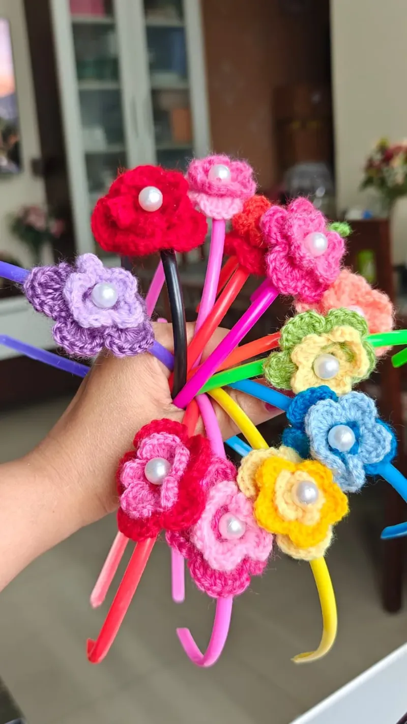 Crochet Flower Headbands