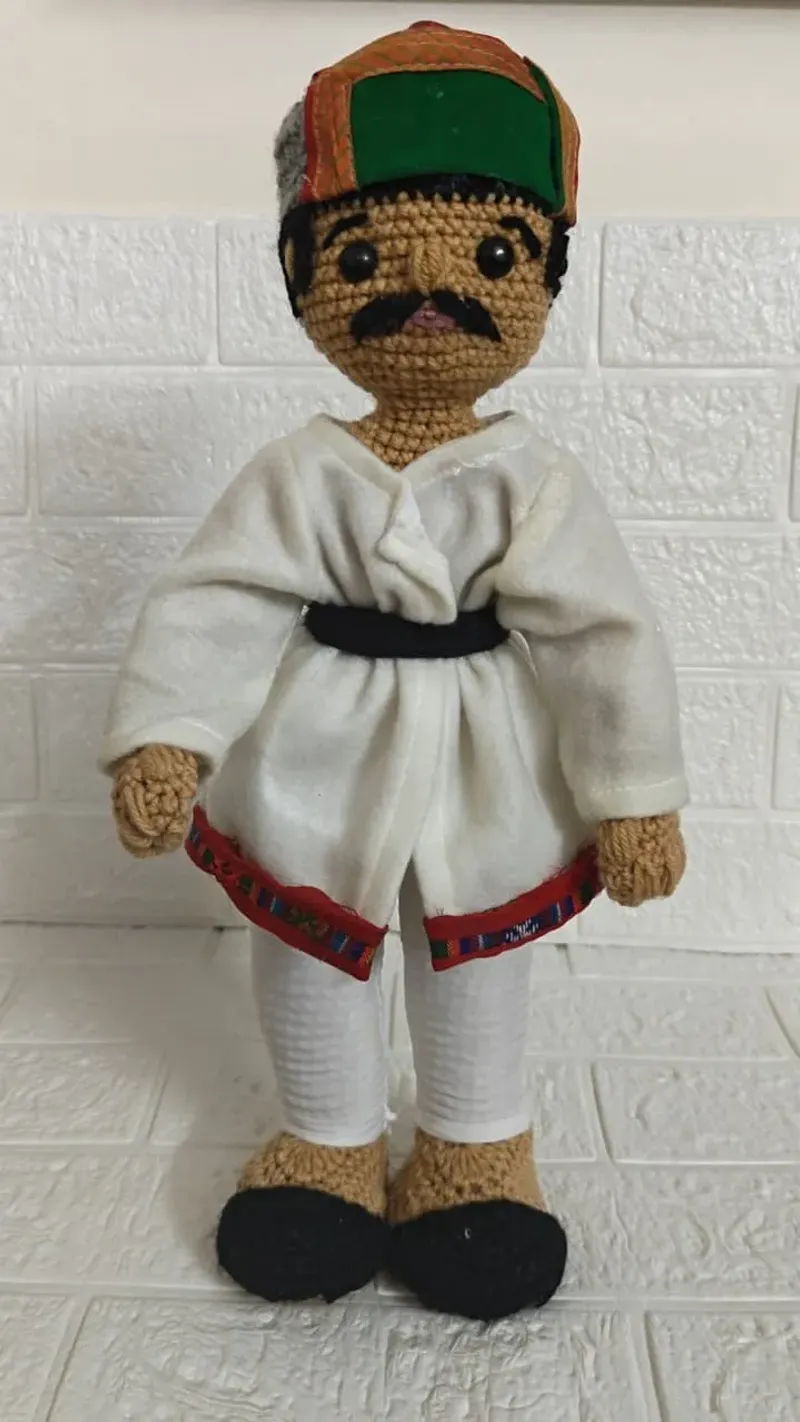 Crochet Himachali Man Doll — photo 1 of 2