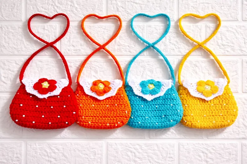 Kids' Crochet Purses