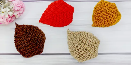 Knitted Leaves