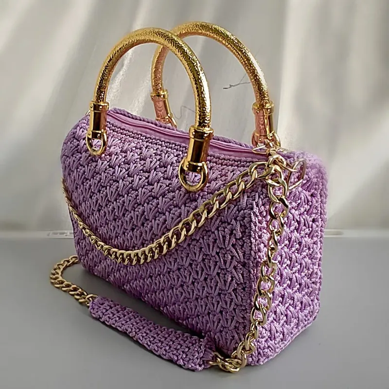 Purple Crochet Purse — photo 3 of 3