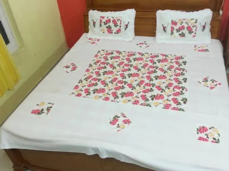 Rose Patchwork Bedsheet