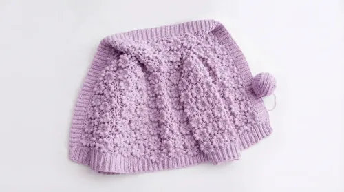 Violet Handmade Knitted Cardigan