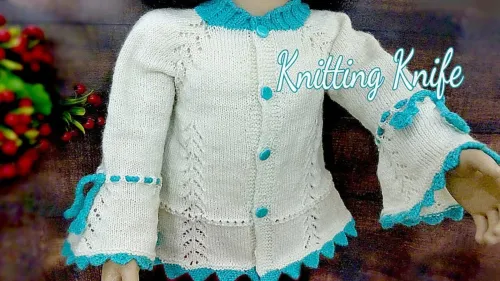 White Lace Knitted Cardigan