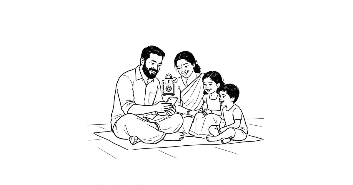 ഡിജിലോക്കർ ഉപയോഗിക്കുന്ന കേരളത്തിലെ ഒരു കുടുംബം
