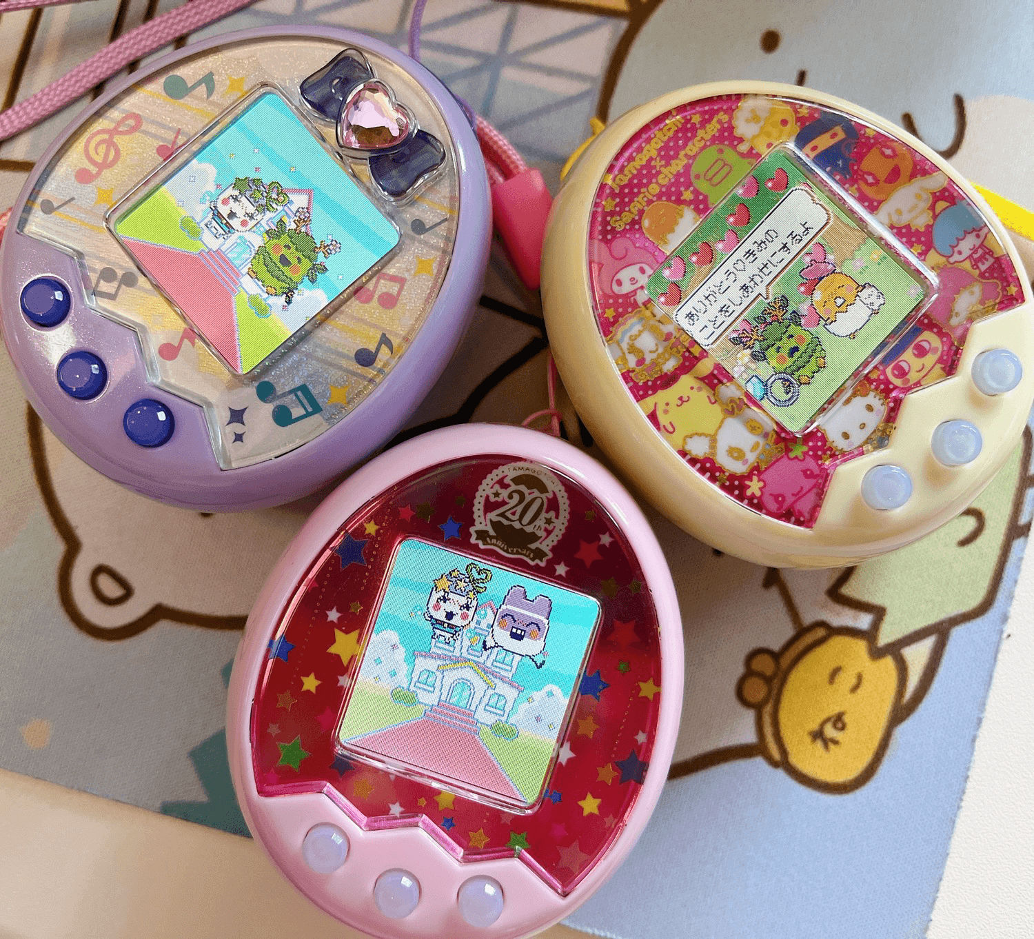 three marriages at once on three Tamagotchi Mixes ⌘