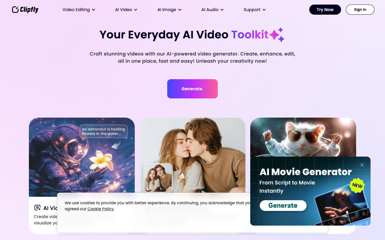 Clipfly AI Video Generator