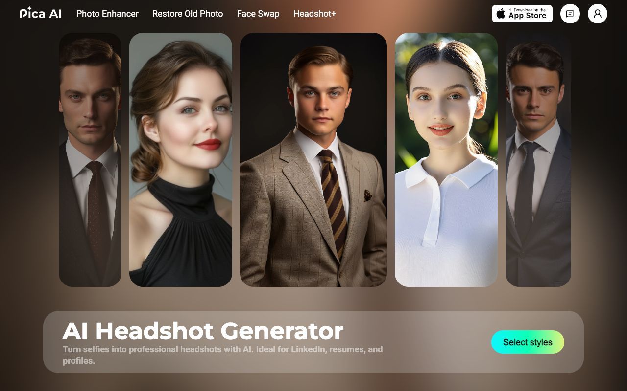 Pica AI Headshot Generator